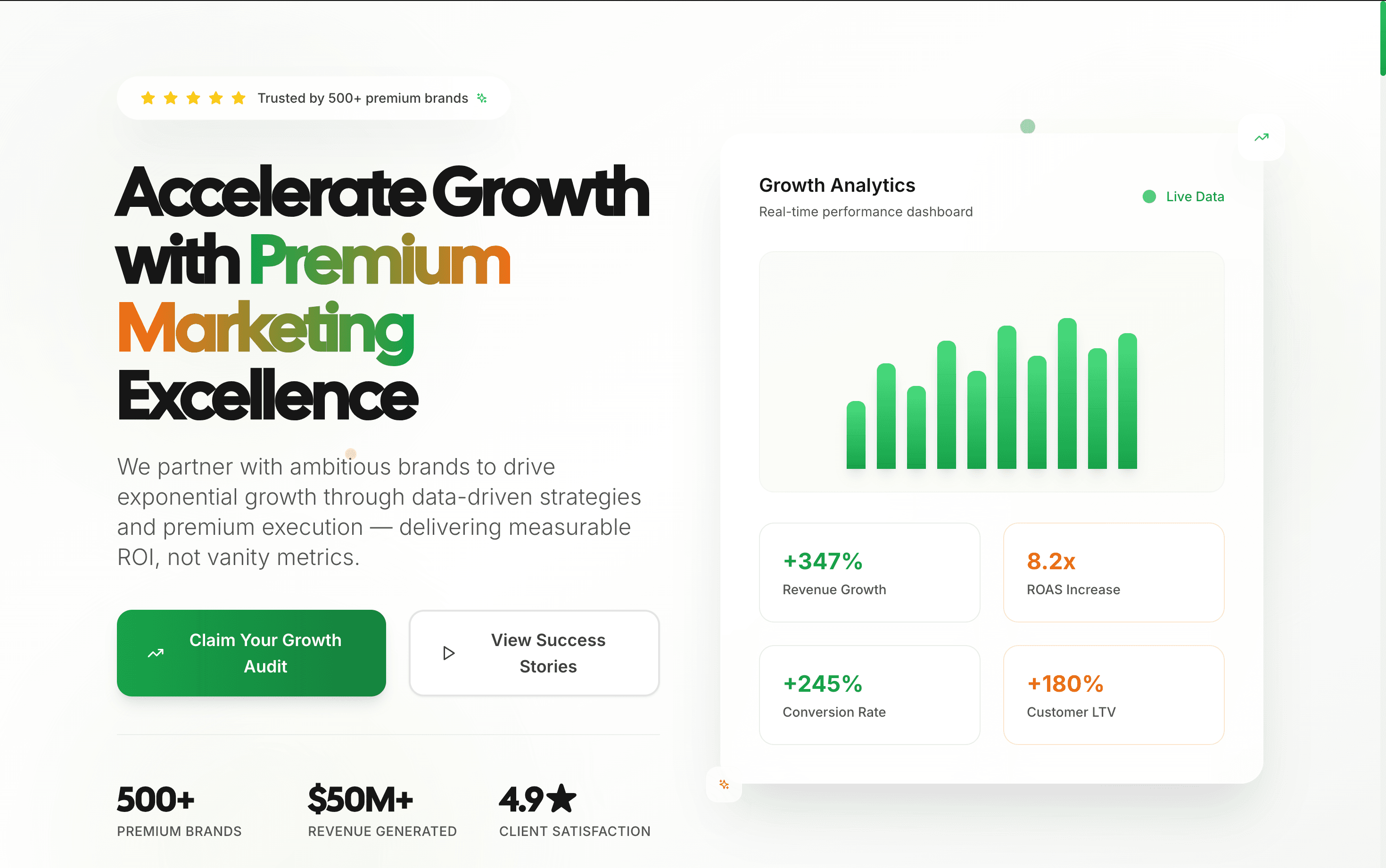 Abstract flowing waves